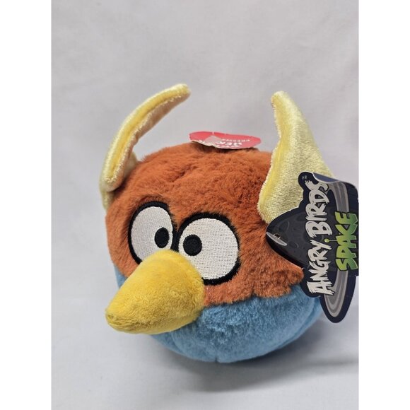 Angry Birds Space Plush Lightning Bird Common Wealth 2012 5” Inch- No Sound - Picture 10 of 10